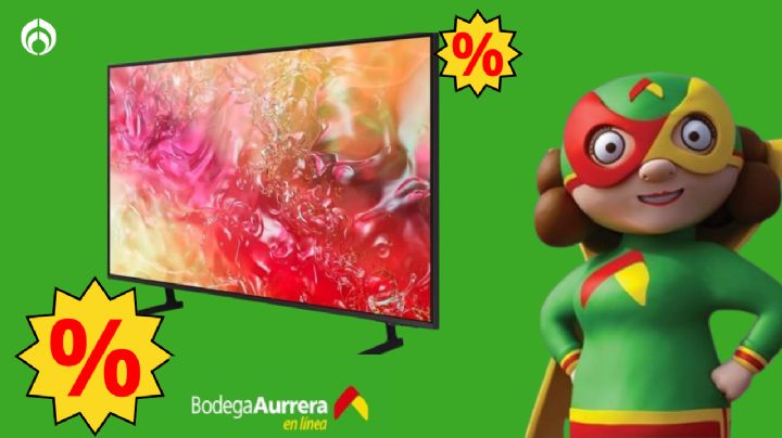 Bodega Aurrera remata esta pantallota Samsung 4K que te envía gratis hasta tu casa