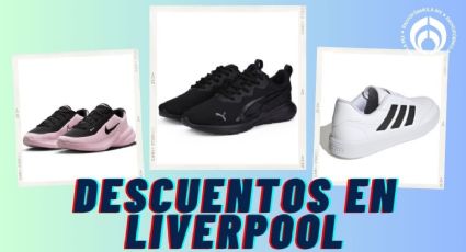 Previo a la Venta Nocturna: Liverpool remata tenis Nike, Puma y Adidas con rebaja del 10% al 70%