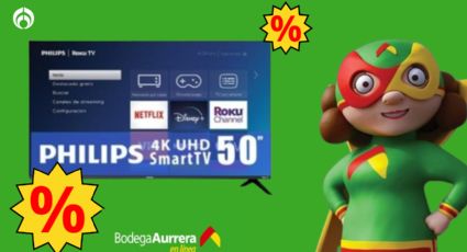 Bodega Aurrera tiene en baratísima esta pantalla Philips: controla tu televisión desde tu celular