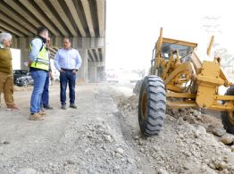 Reactivan obras de remodelación del Libramiento Noroeste en Escobedo NL