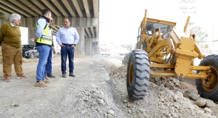 Reactivan obras de remodelación del Libramiento Noroeste en Escobedo NL