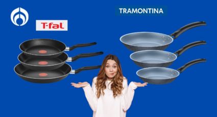 ¿Qué conviene más, los sartenes de T-Fal o Tramontina? Este es el que menos pega, según expertos