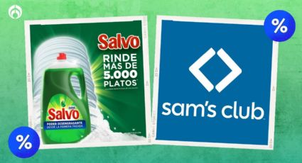 Sam's Club rebaja lavatrastes Salvo de 2.6L; rendidor y bien calificado por Profeco