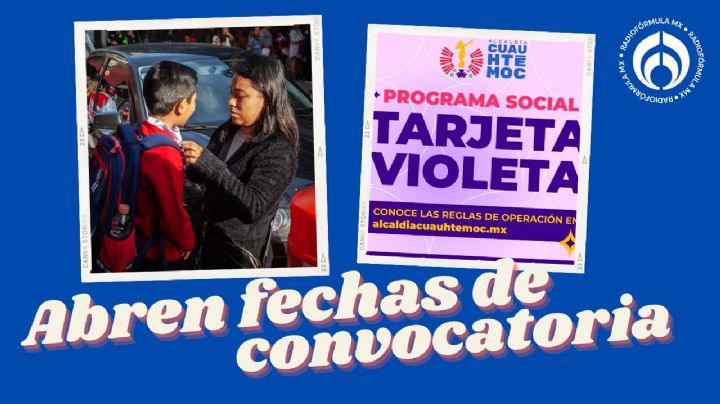 Tarjeta Violeta CDMX: fecha de inscripción al programa que da hasta 15 mil pesos