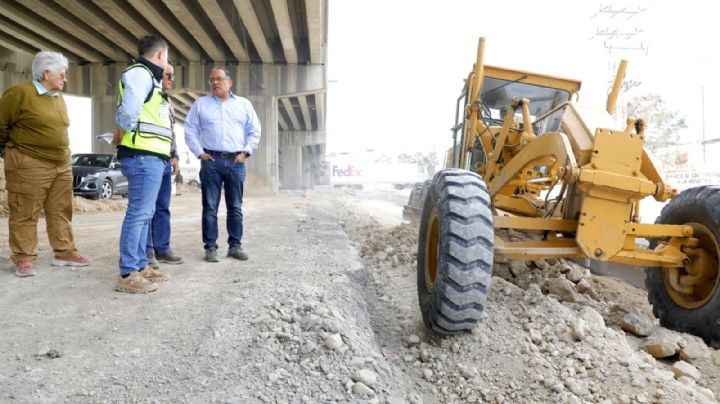 Reactivan obras de remodelación del Libramiento Noroeste en Escobedo NL