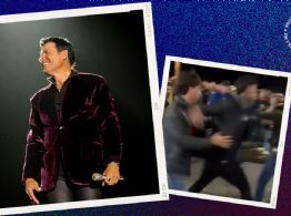 (VIDEO) ¿Y los policías, viendo a Chayanne? Se arman los golpes en el Carnaval de La Paz