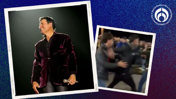 (VIDEO) ¿Y los policías, viendo a Chayanne? Se arman los golpes en el Carnaval de La Paz