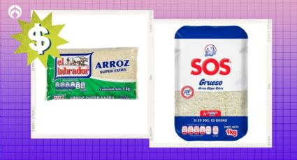 ¿Cuál es la mejor marca de arroz libre de plástico y más barato: El Labrador o SOS?