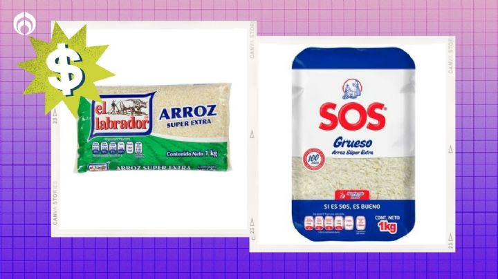 ¿Cuál es la mejor marca de arroz libre de plástico y más barato: El Labrador o SOS?