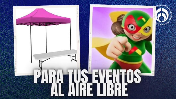 Bodega Aurrera pone precio de ganga a combo de carpa 3x3 con mesa plegable