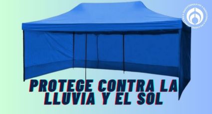 Bodega Aurrera desploma el precio de la carpa plegable e impermeable Jardimex de 6X3 m