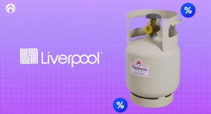 Liverpool rebaja el tanque de gas mini de 2kg; perfecto para llevar contigo a todas partes