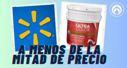 Walmart remata resistente impermeabilizante de 19 litros con 5 años de garantía