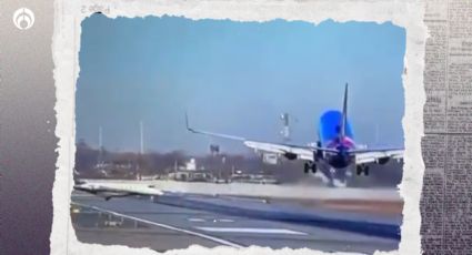 (VIDEO) ¡Por poquito! Casi choca avión con jet en el Aeropuerto de Chicago