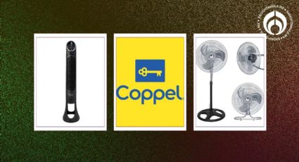 ¡Para el calorón! Coppel rebaja más de $500 a estos ventiladores; hay de torre, techo y pedestal