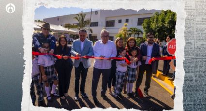 Rubén Rocha Moya inaugura circuito vial en zona escolar de Culiacán