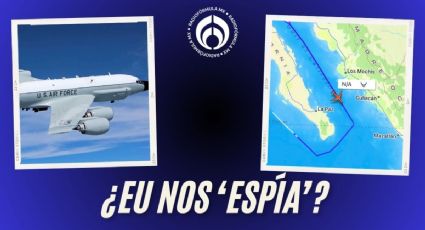 Avión del Ejército de EU nos 'observa': lo captan volando por costas de Sinaloa y Baja California Sur