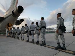 Guardia Nacional parte desde Quintana Roo hacia la frontera con Estados Unidos