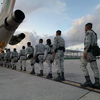 Guardia Nacional parte desde Quintana Roo hacia la frontera con Estados Unidos