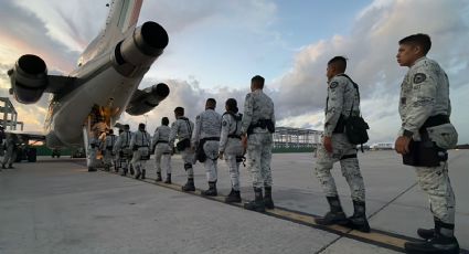 Guardia Nacional parte desde Quintana Roo hacia la frontera con Estados Unidos