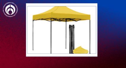 Bodega Aurrera rebaja casi el 50% a carpa de 2x2 plegable que resiste a cualquier clima