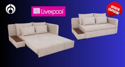 Liverpool desploma el precio de este elegante y cómodo sofá cama, perfecto para tu sala