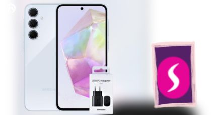 Suburbia tiene en descuento el Samsung Galaxy A35 5G; viene con cargador de 25W de regalo