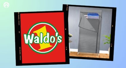 Waldo’s puso con el 50% de descuento este clóset armable de color gris, que ocupa poco espacio