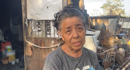 Mujer pide ayuda tras perder su casa en devastador incendio en El Moralillo, Veracruz