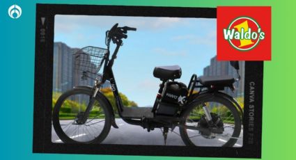 Waldo’s pone GRAN descuento en una moderna bicicleta eléctrica que dura hasta 8 horas de carga