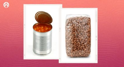 ¿Frijoles en lata o bolsa; cuáles son mejores para la salud y tienen menos sodio?