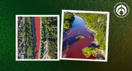 (FOTOS) Río en Argentina se tiñe repentinamente de rojo intenso... y 'asusta' a vecinos