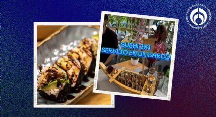 El lugar en CDMX con sushi al 3X1 TODOS LOS DÍAS; hay de muchos sabores