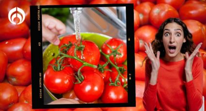 La forma correcta de lavar los tomates para eliminar las bacterias, ¡lo estabas haciendo mal!