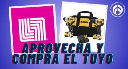 Liverpool puso descuentazo a este set que incluye desatornillador y taladro Dewalt