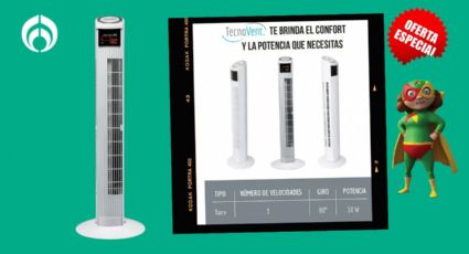 ¿Qué tan buenos son los ventiladores de torre como el que Bodega Aurrera tiene con descuento?