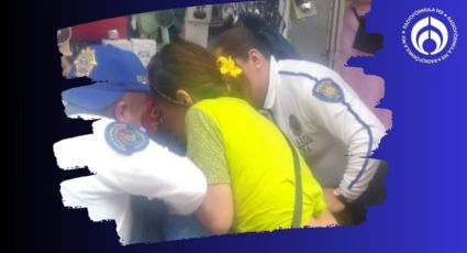 Policías se visten de héroes: salvan a bebé que no podía respirar en Metro Cuatro Caminos