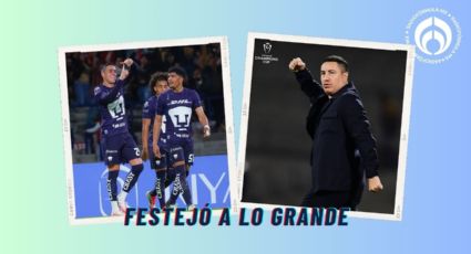 Así festejó Efraín Juárez junto a la afición la victoria de Pumas en CU | VIDEO