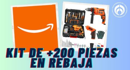 Amazon rebaja a menos de $1200 rotomartillo, taladro y destornillador con kit de 244 piezas