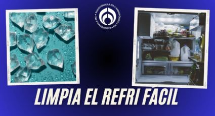 El truco para quitar el hielo acumulado del congelador del refri en minutos